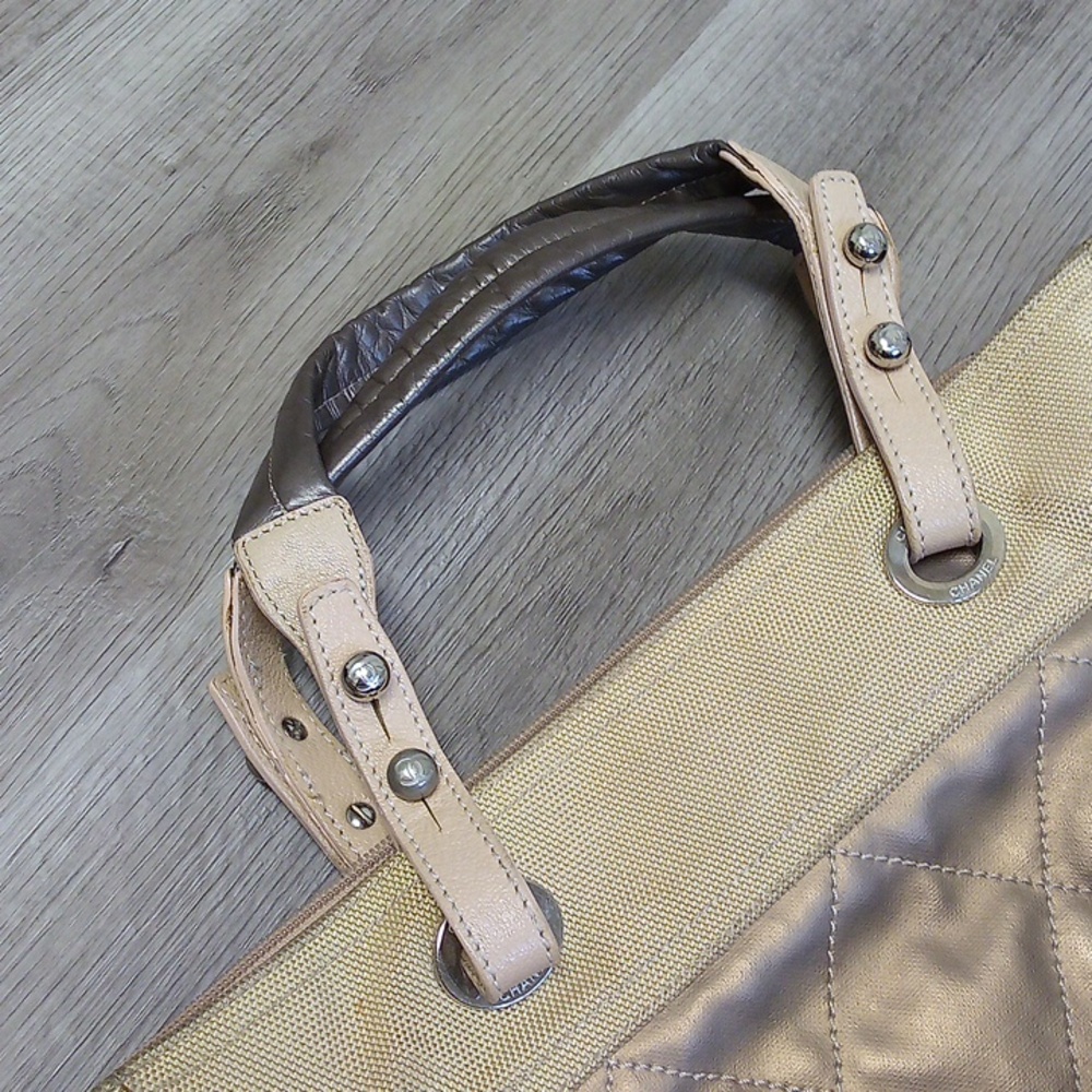 CHANEL Paris Biarritz Golden Tote Bag - Picture 11 of 15